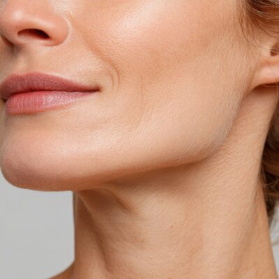 Model after cosmetic treatment